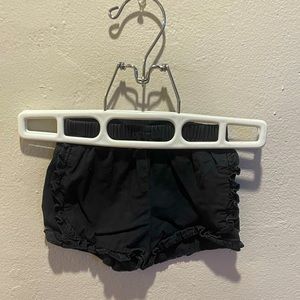 black baby shorts
